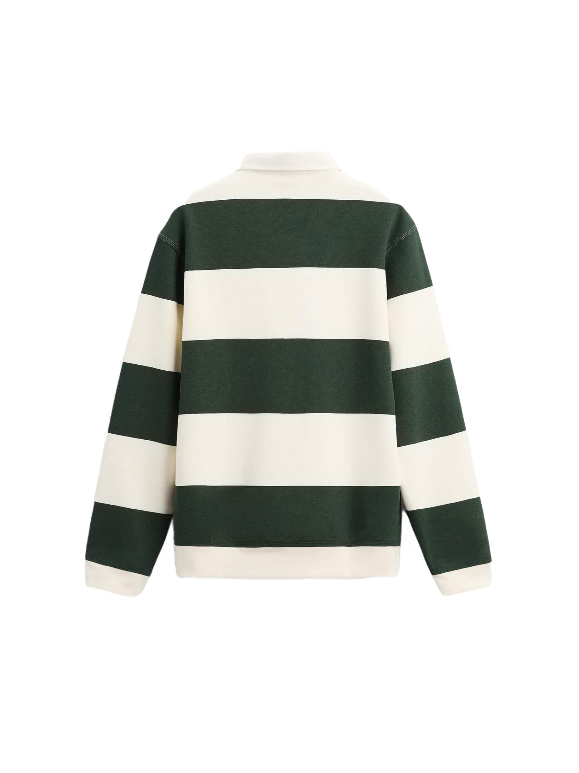 Forest Stripe Polo Sweatshirt