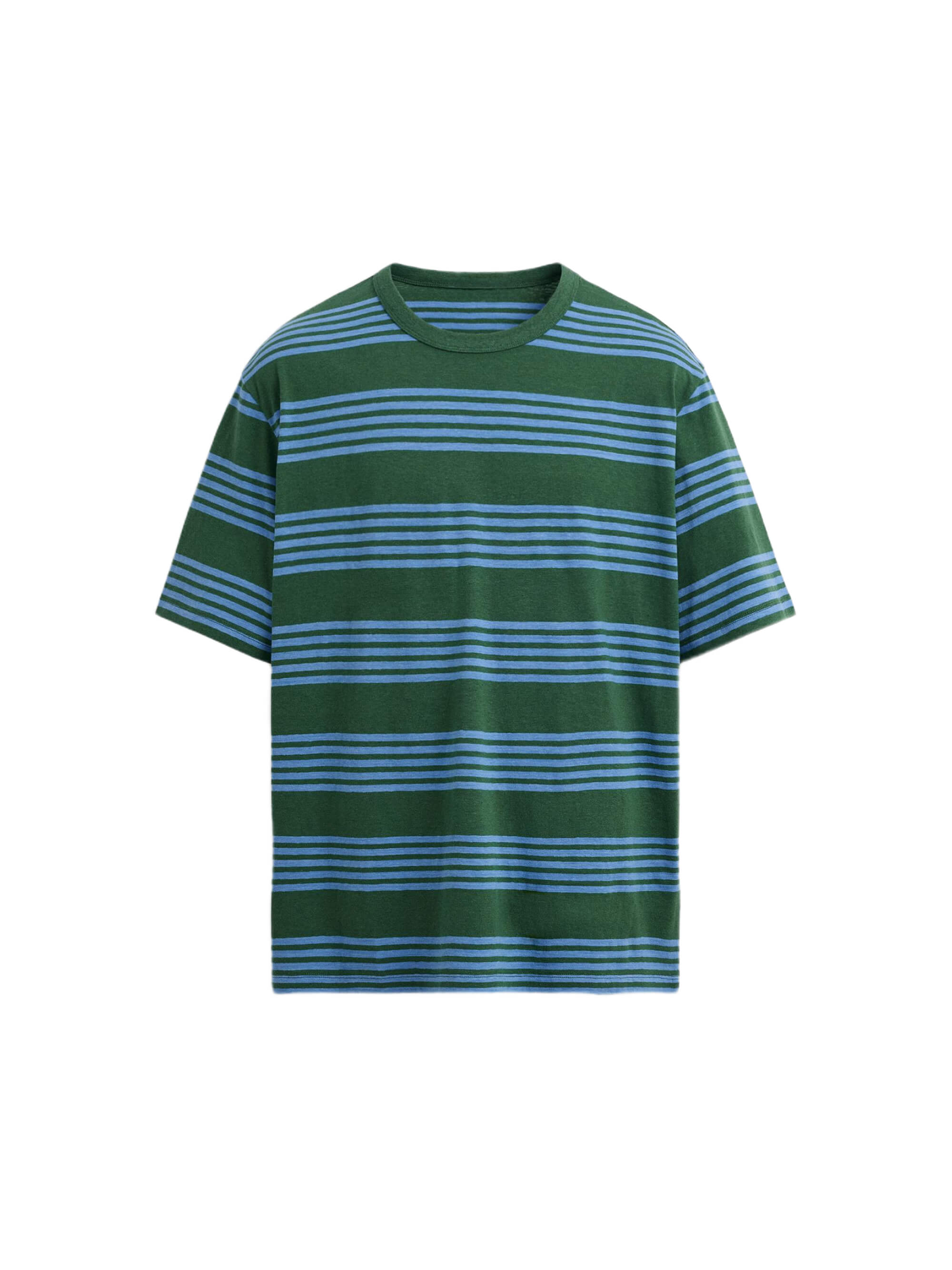 Forest Blue Stripe Tee