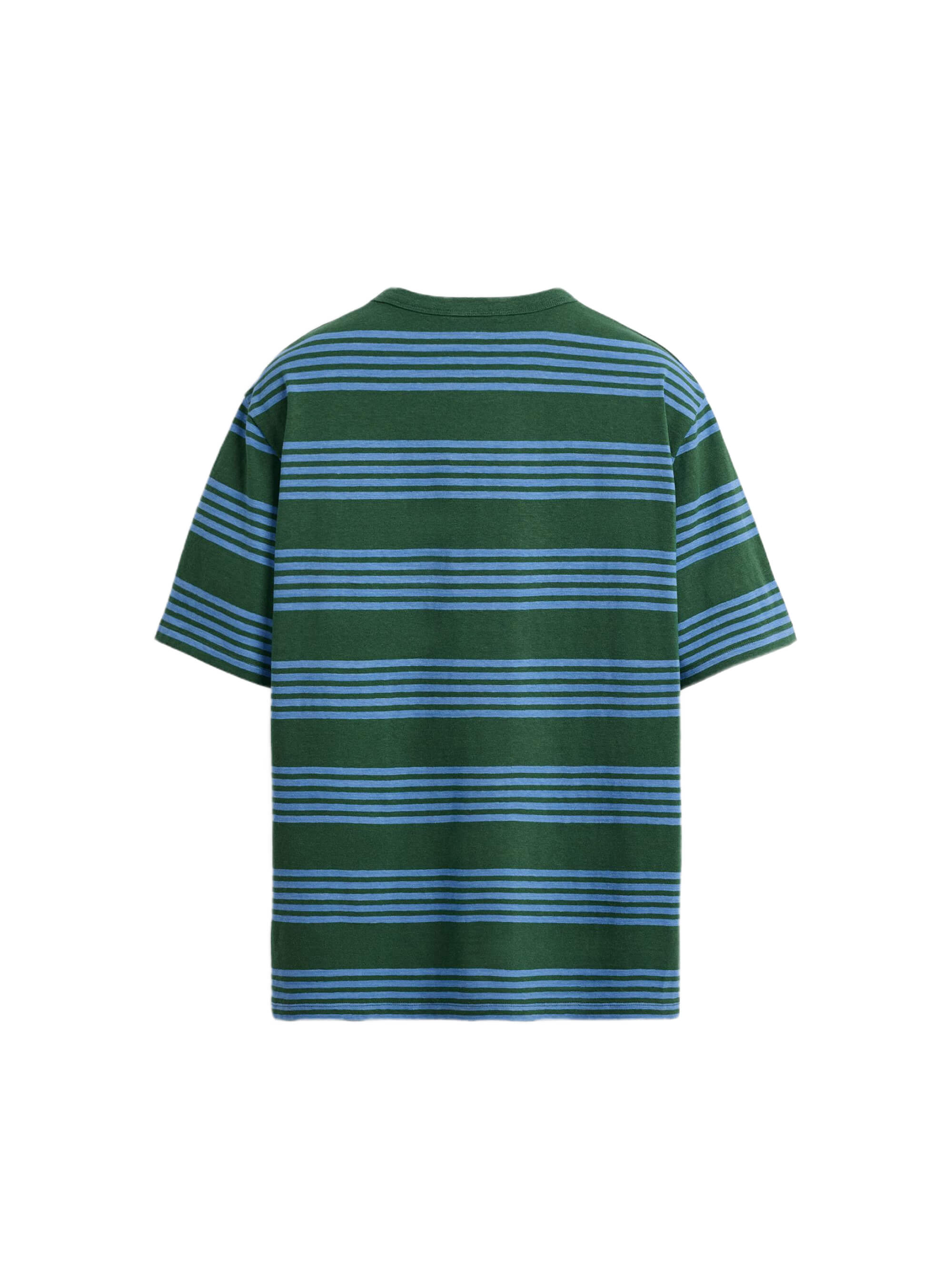 Forest Blue Stripe Tee